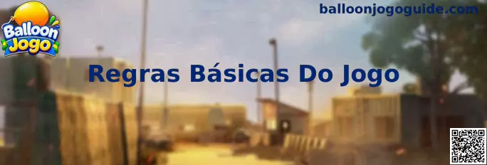 Ilustração explicativa sobre as regras básicas do jogo no Balloon Jogo